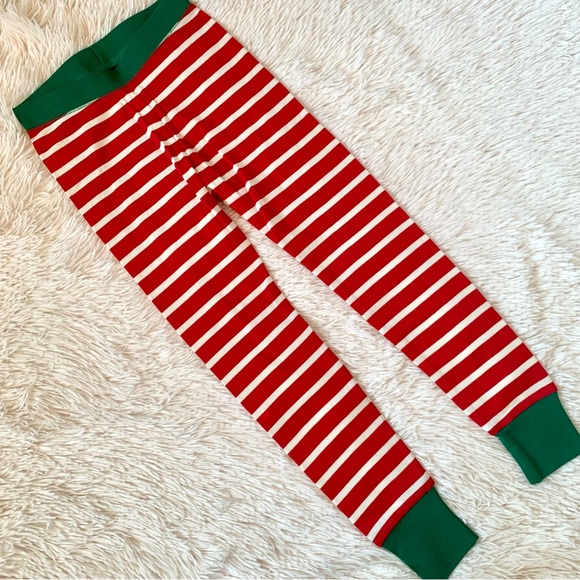 Gap Red and White Striped Green Trim Christmas Pajama Set•NWT - Picture 4 of 6